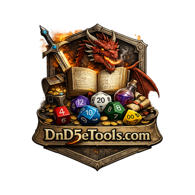 Screenshot of the DnD5eTools web app