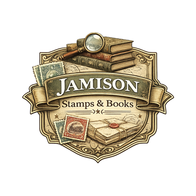 Screenshot of the Jamison Stamps & Books website